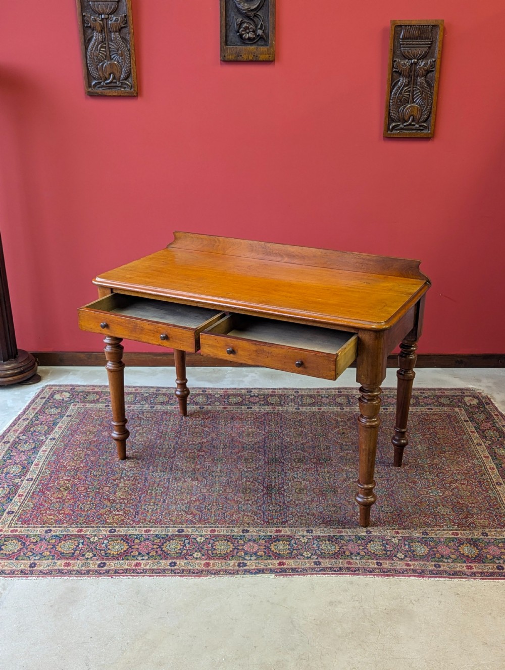Antique Victorian Mahogany Writing Table View III