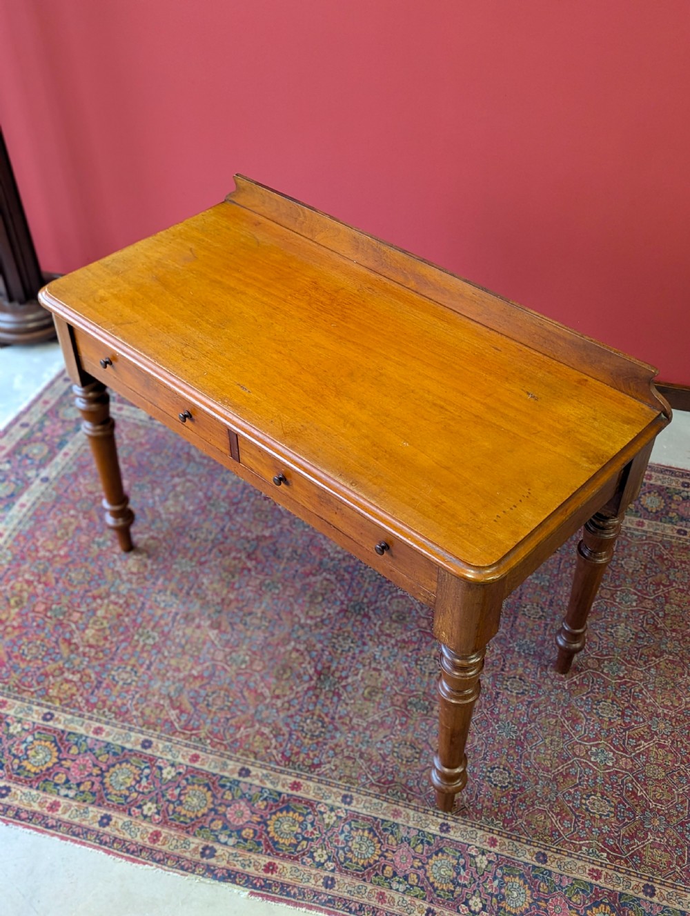 Antique Victorian Mahogany Writing Table View IV