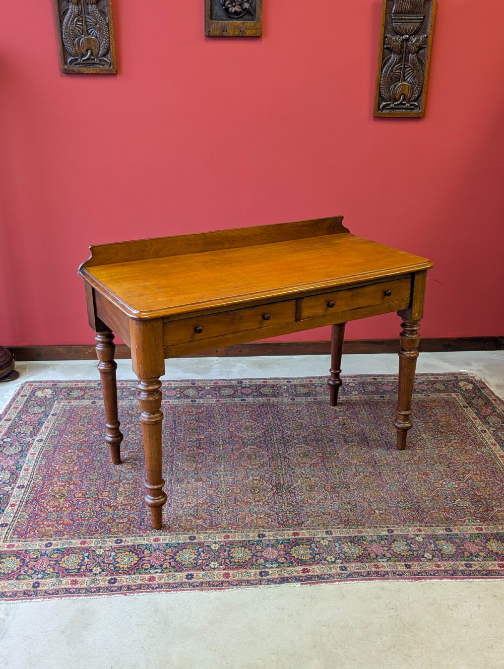 Antique Victorian Mahogany Writing Table View V