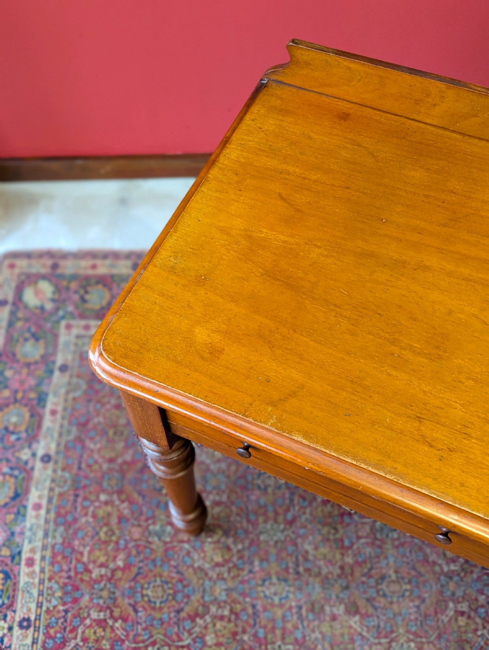 Antique Victorian Mahogany Writing Table View VII