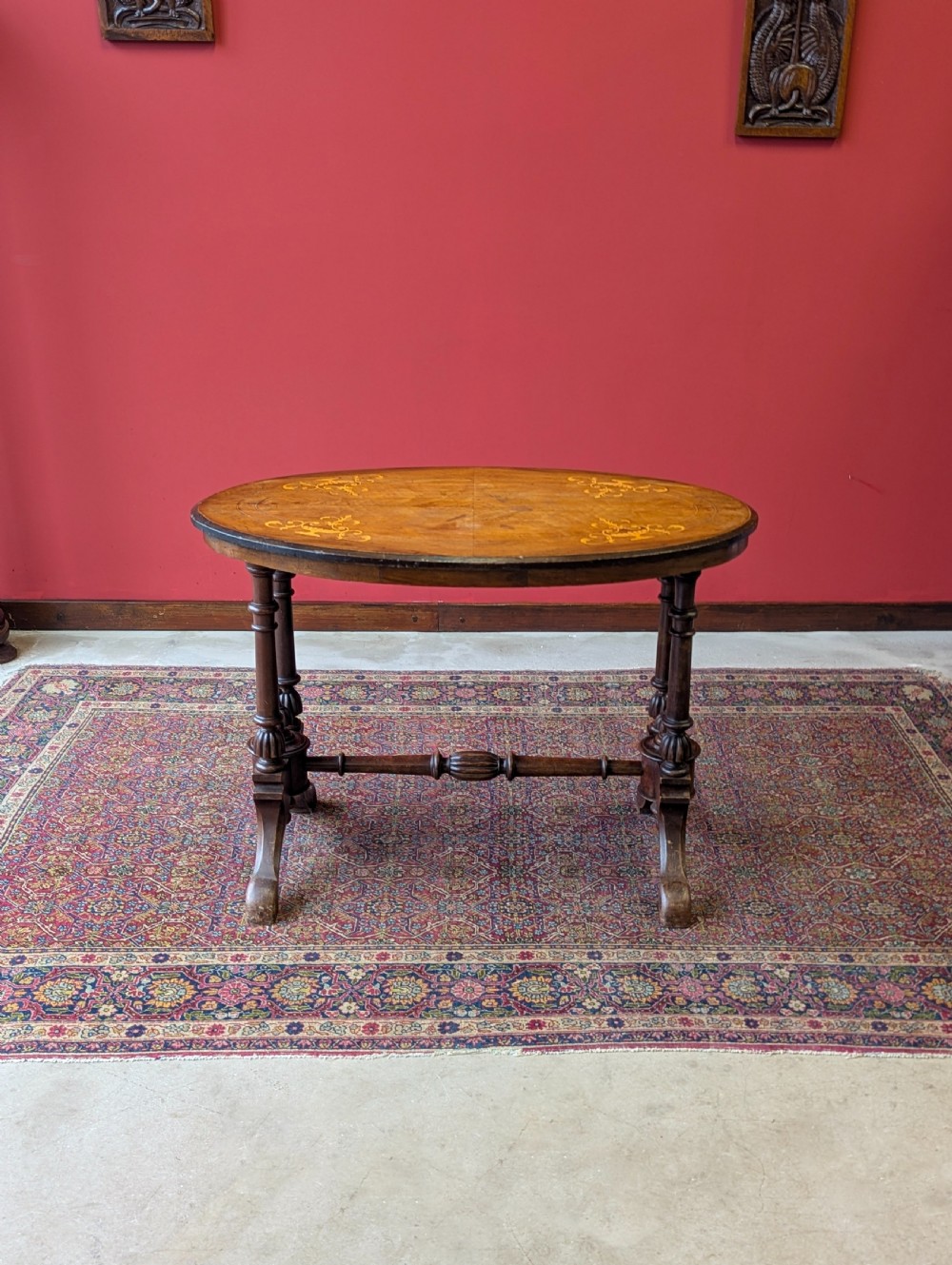 Antique 19th Century Oval Walnut Occasional Table View II