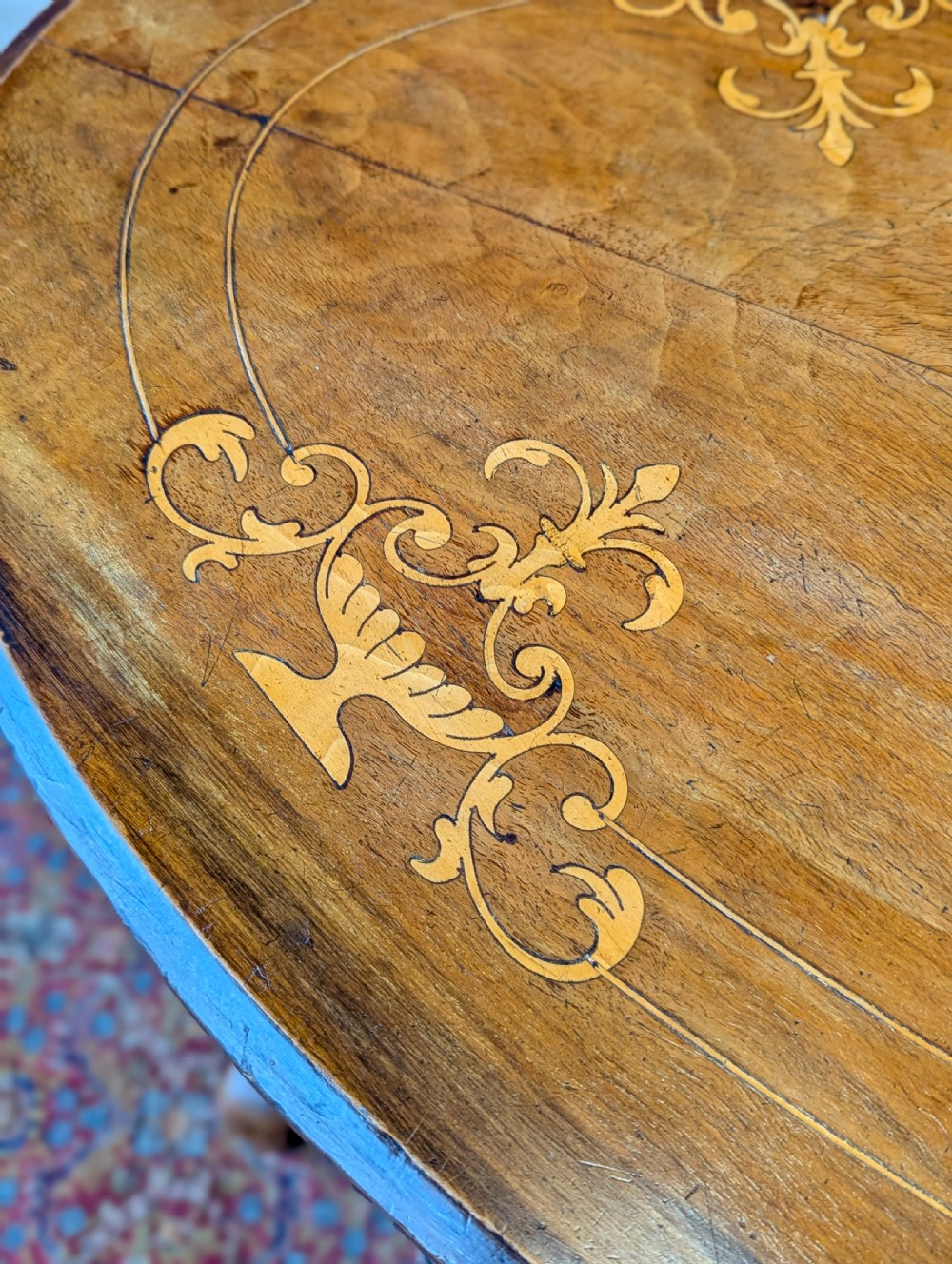 Antique 19th Century Oval Walnut Occasional Table View X
