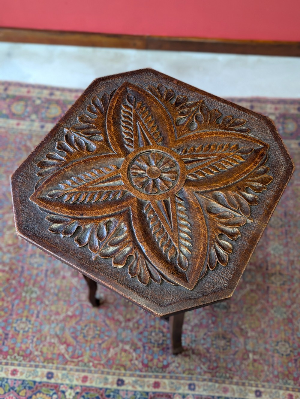 Antique Early 20th Century Arts & Crafts Occasional Table View II