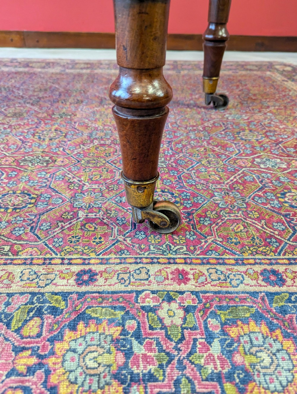 Antique Edwardian Inlaid Mahogany Writing Table View V