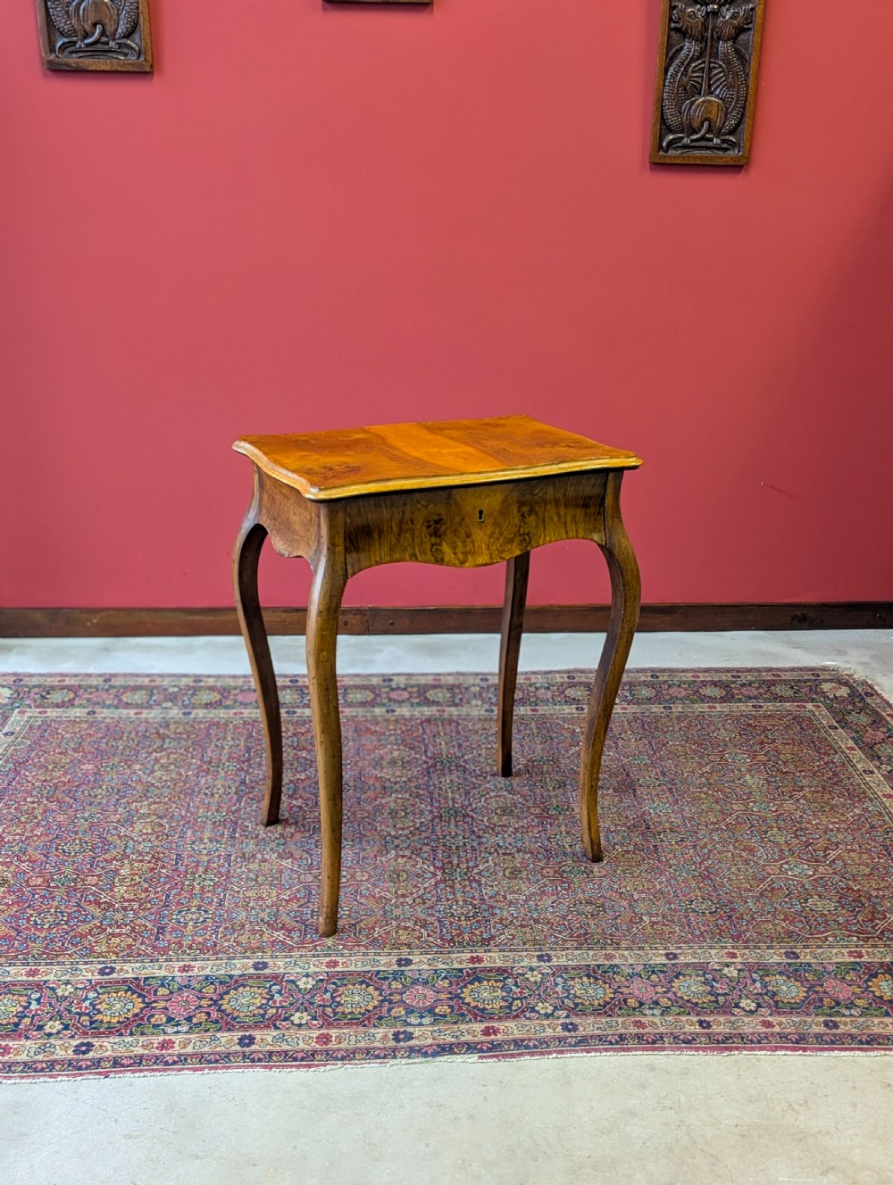 Antique 19th Century French Walnut Dressing Table / Vanity Table View IX