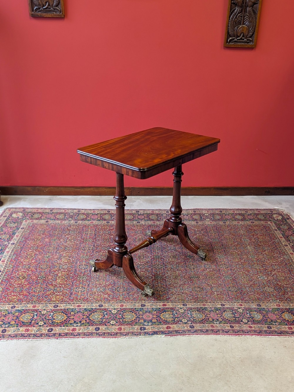 Antique Mid 19th Century Mahogany Occasional Table / Library Table View II