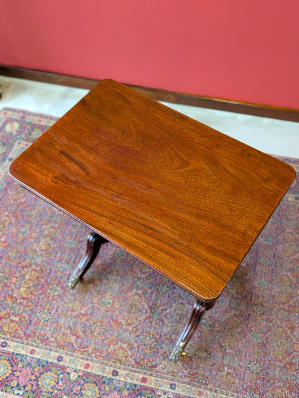 Antique Mid 19th Century Mahogany Occasional Table / Library Table View III