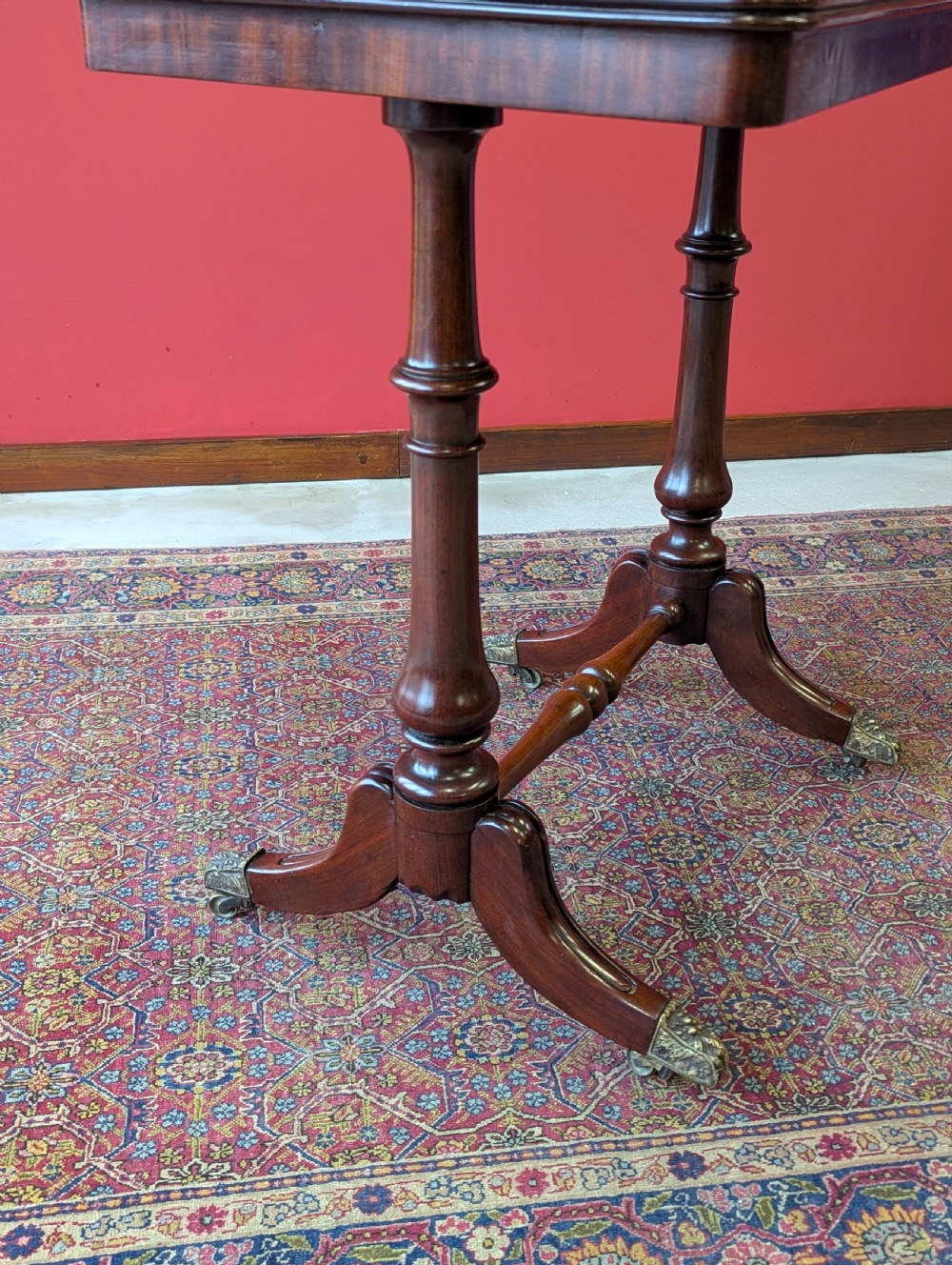 Antique Mid 19th Century Mahogany Occasional Table / Library Table View VI