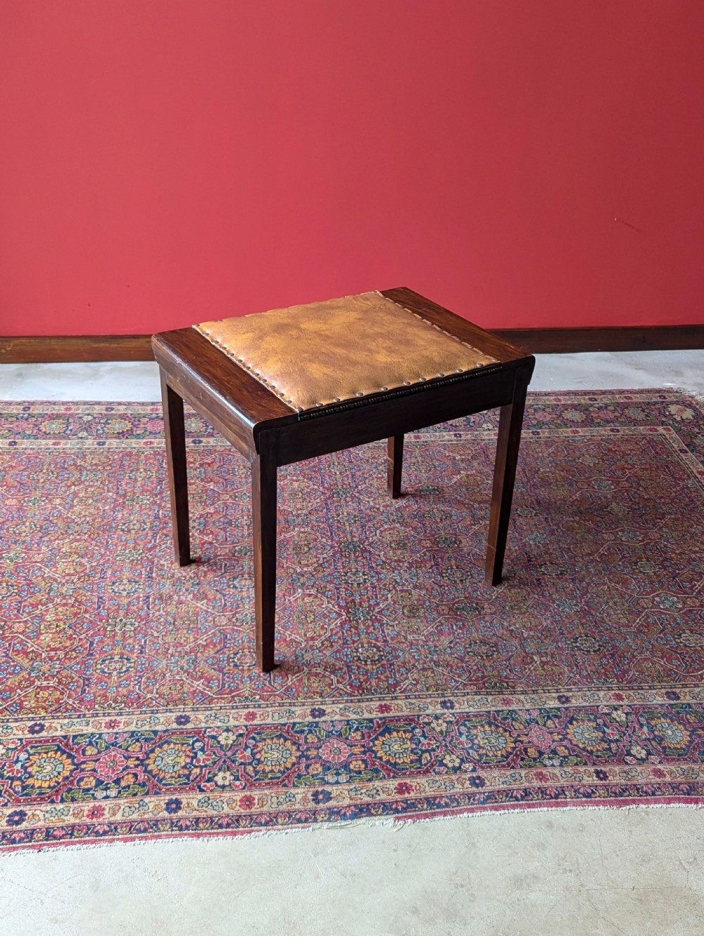 Antique 1920’s Art Deco Piano Stool View III