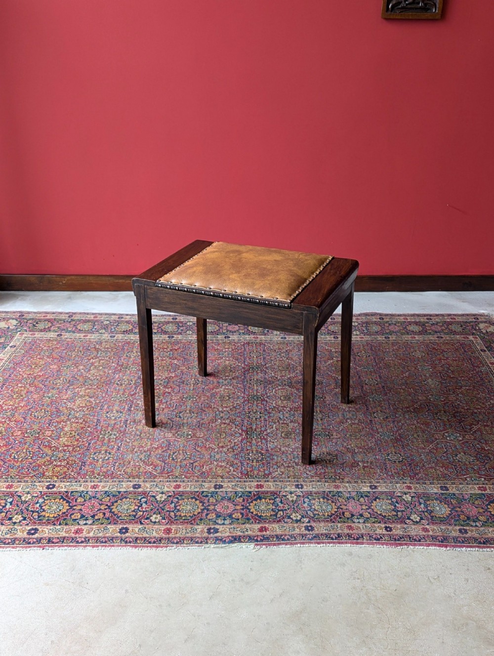 Antique 1920’s Art Deco Piano Stool View VII
