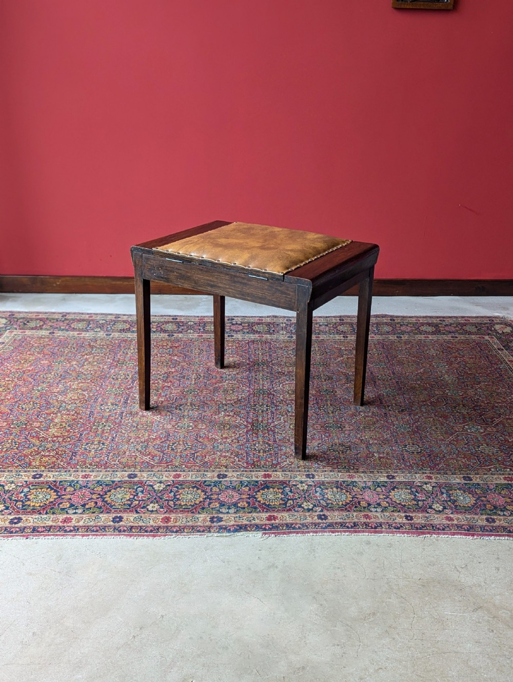 Antique 1920’s Art Deco Piano Stool View IX