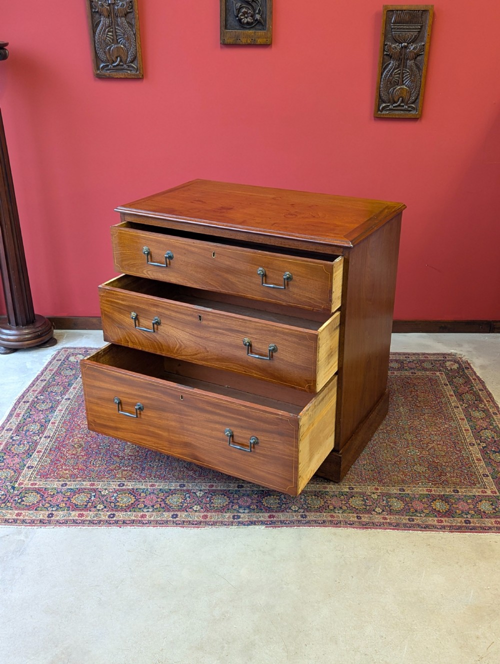 Antique Victorian Mahogany Chest of Drawers c.1890 View III