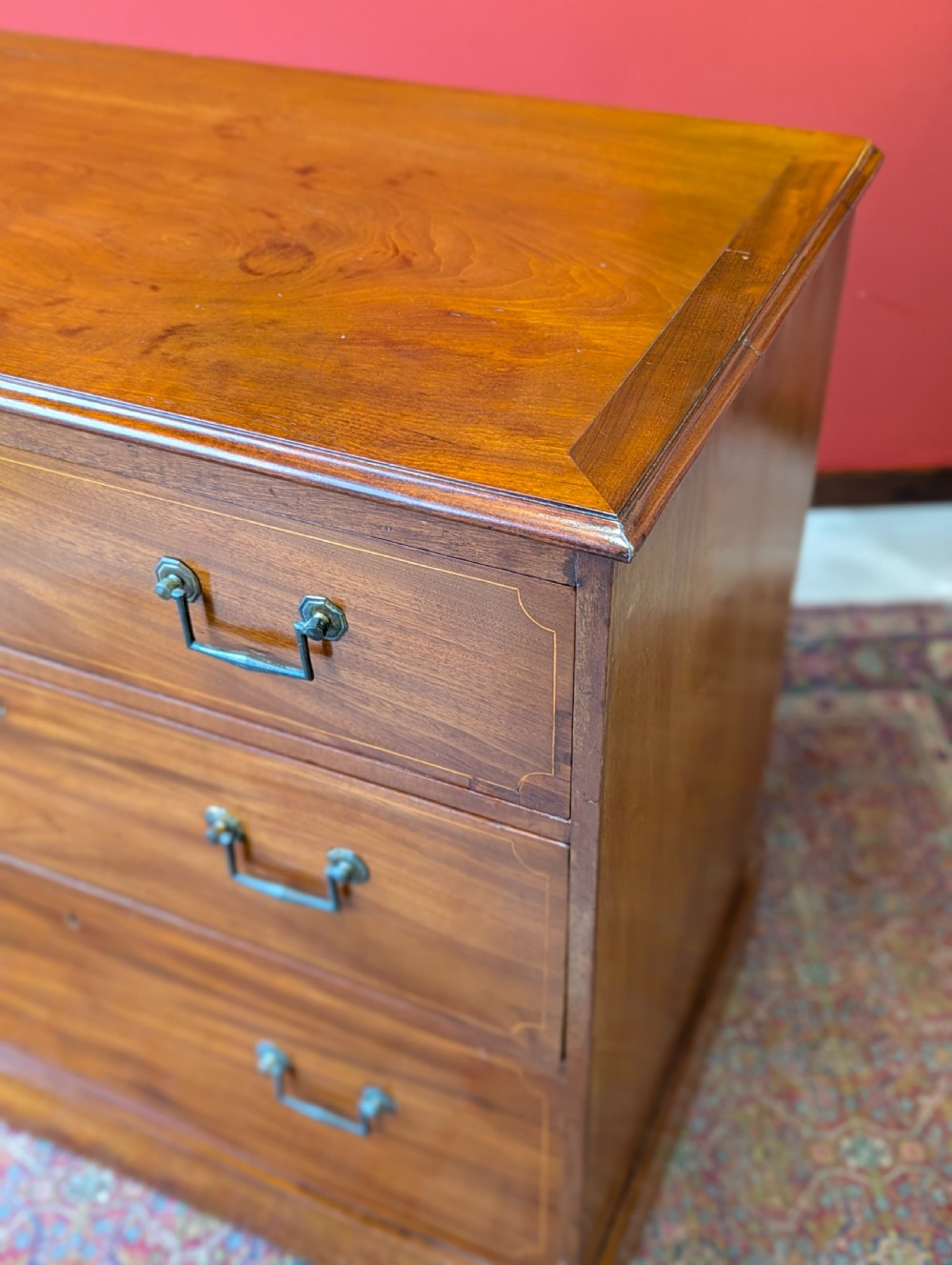 Antique Victorian Mahogany Chest of Drawers c.1890 View V