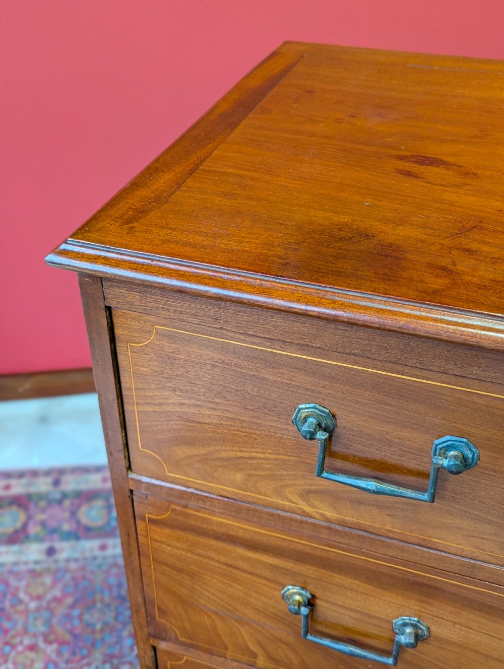 Antique Victorian Mahogany Chest of Drawers c.1890 View VI