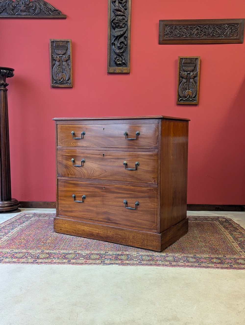 Antique Victorian Mahogany Chest of Drawers c.1890 View VII