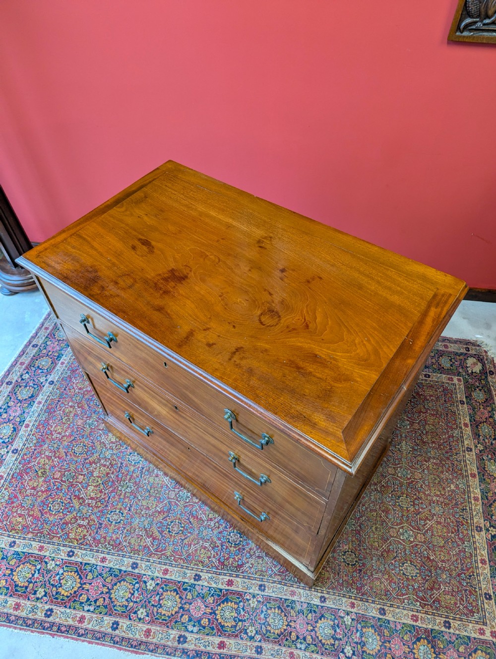 Antique Victorian Mahogany Chest of Drawers c.1890 View IX