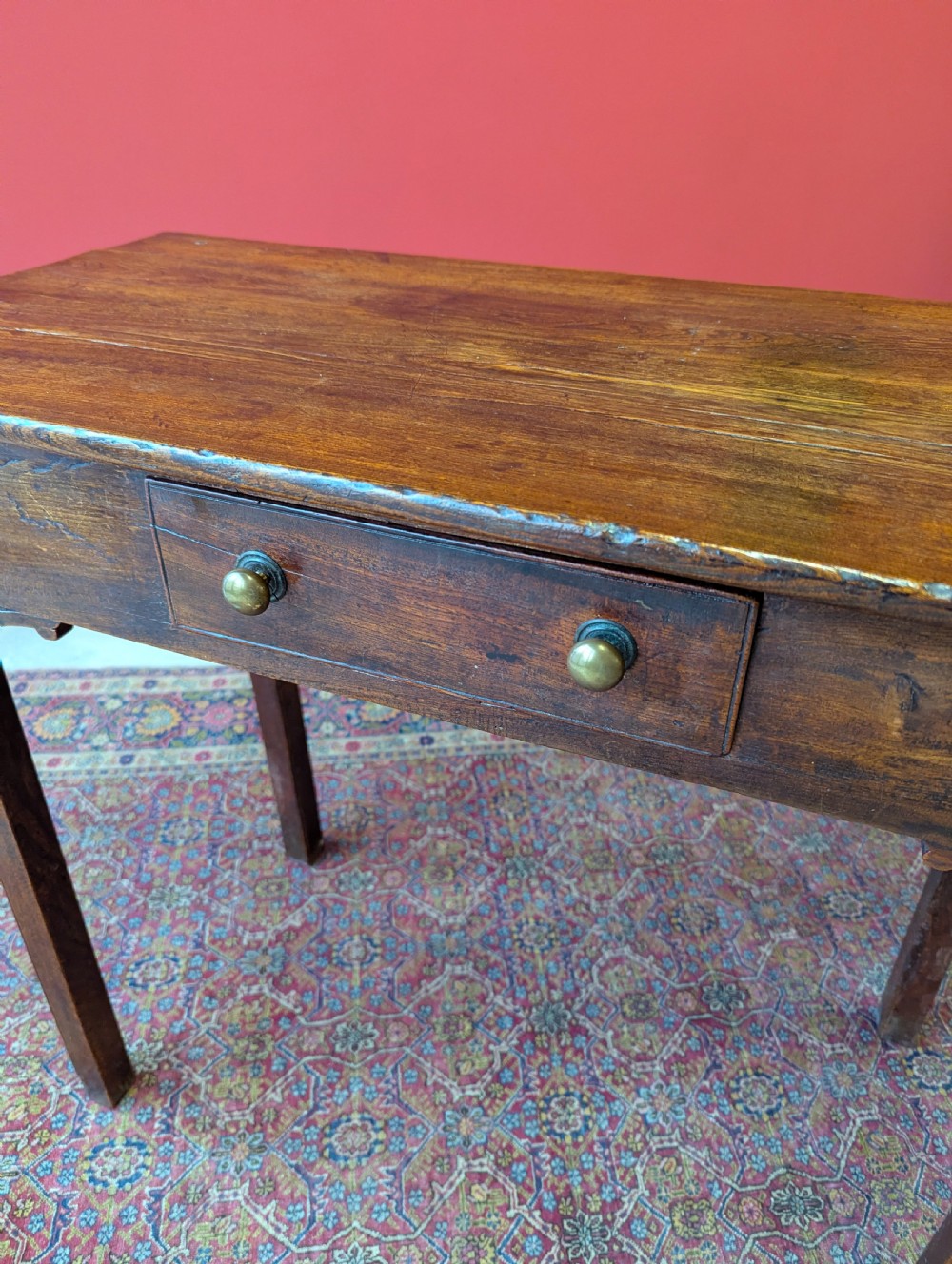 Antique Georgian 18th Century Elm Side Table Circa 1780
 View VI