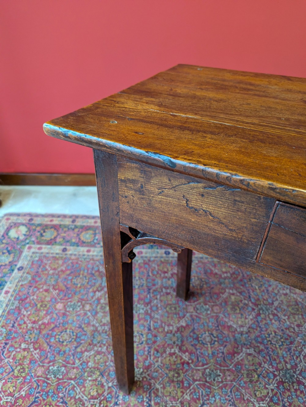 Antique Georgian 18th Century Elm Side Table Circa 1780
 View VII