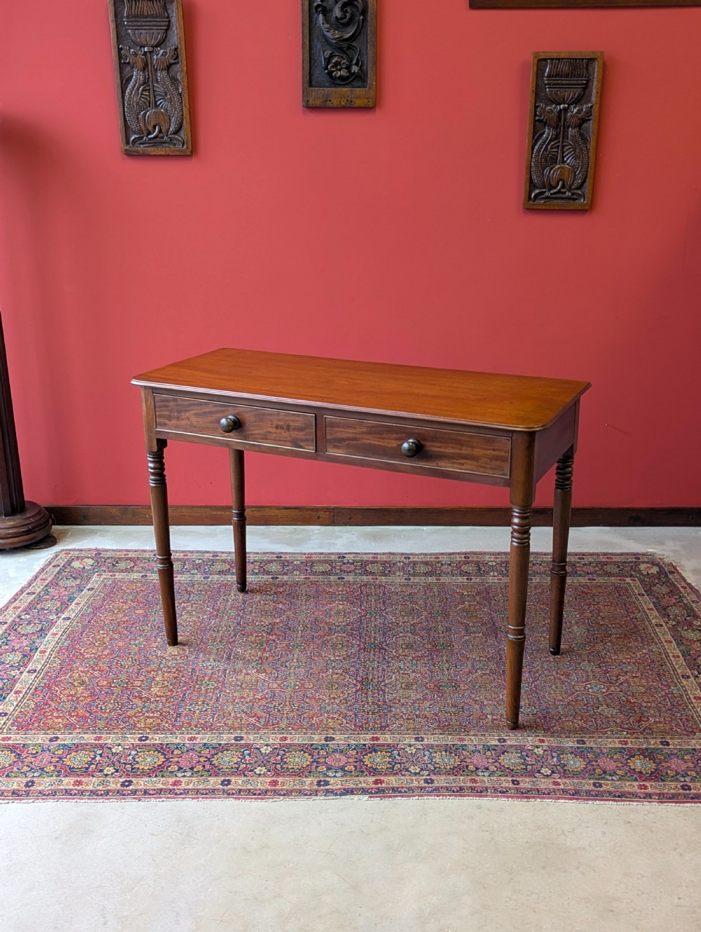 Antique Victorian Mahogany Writing Table