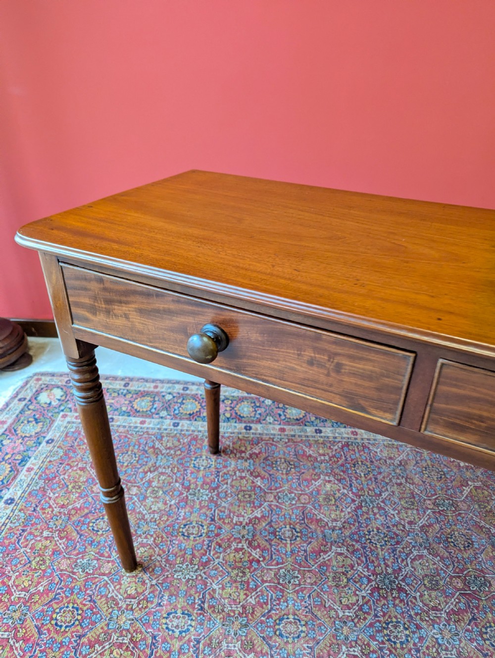 Antique Victorian Mahogany Writing Table View VII