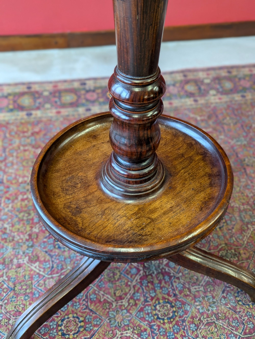 Antique Edwardian Regency Style Simulated Rosewood Hat Stand View VI