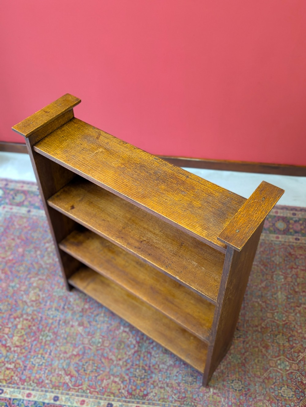 Antique Early 20th Century Arts & Crafts Oak Bookcase View VII