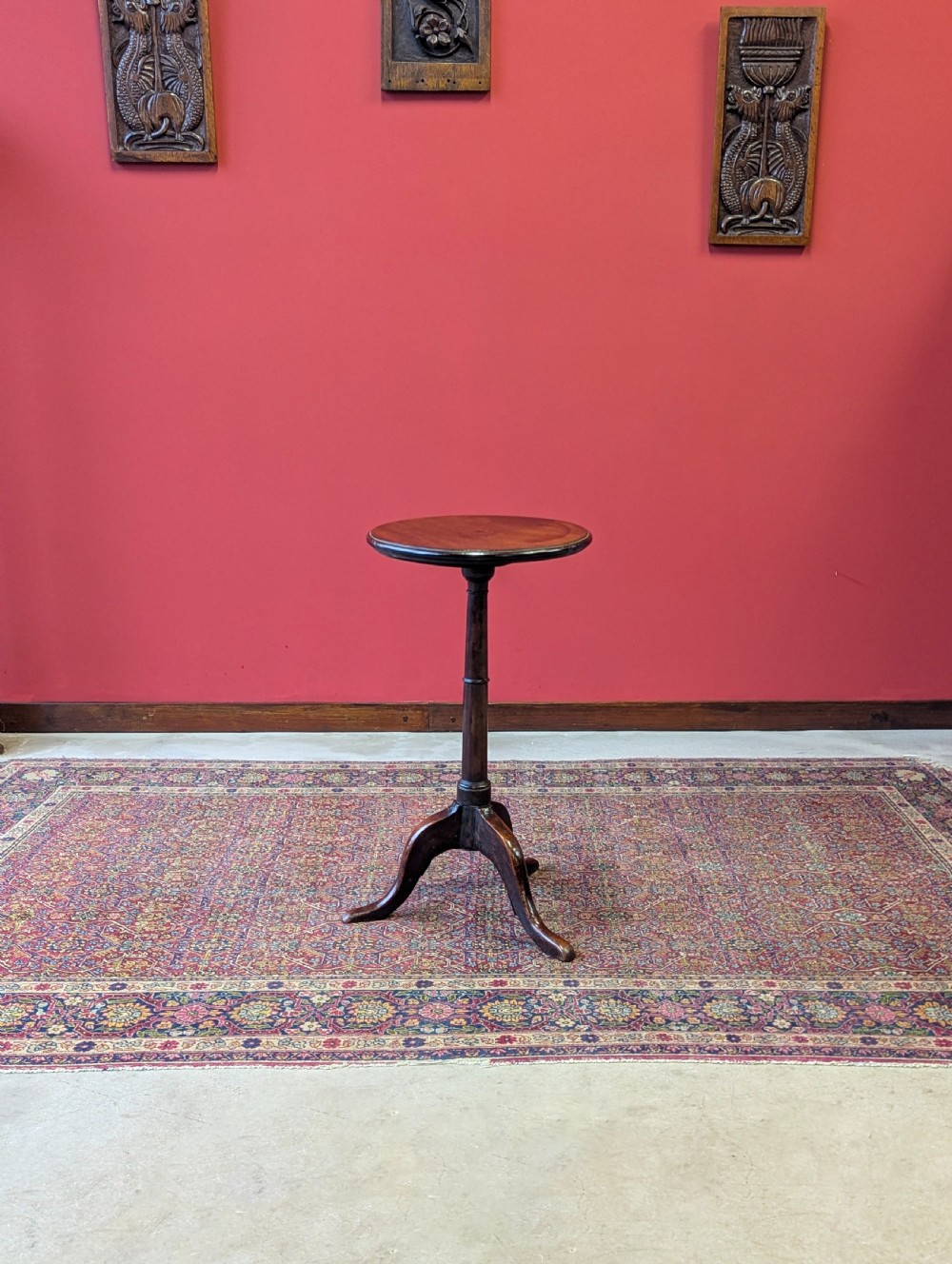 Antique Georgian Mahogany Pedestal Wine Table c.1820