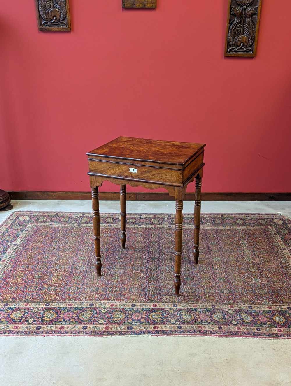 Antique Early Victorian Mahogany Work Table