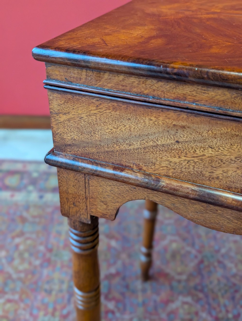 Antique Early Victorian Mahogany Work Table View V