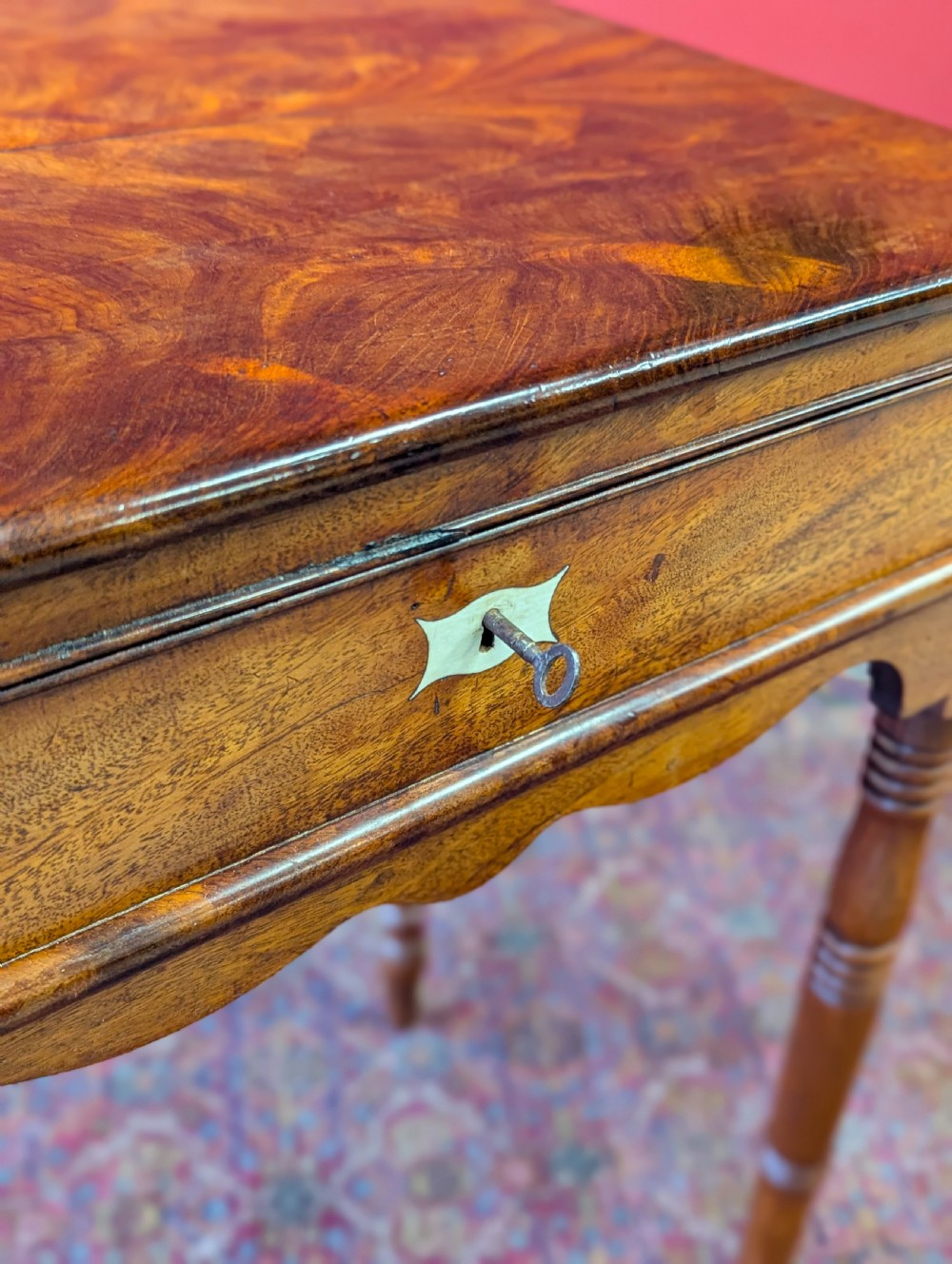 Antique Early Victorian Mahogany Work Table View VIII