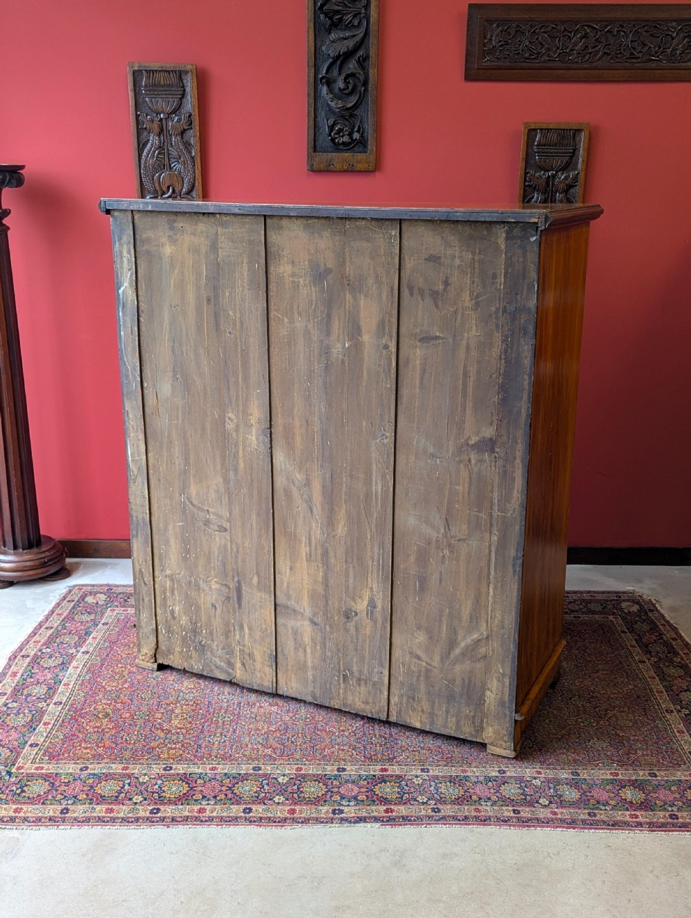 Antique Victorian Satinwood Chest of Drawers c.1880 View X