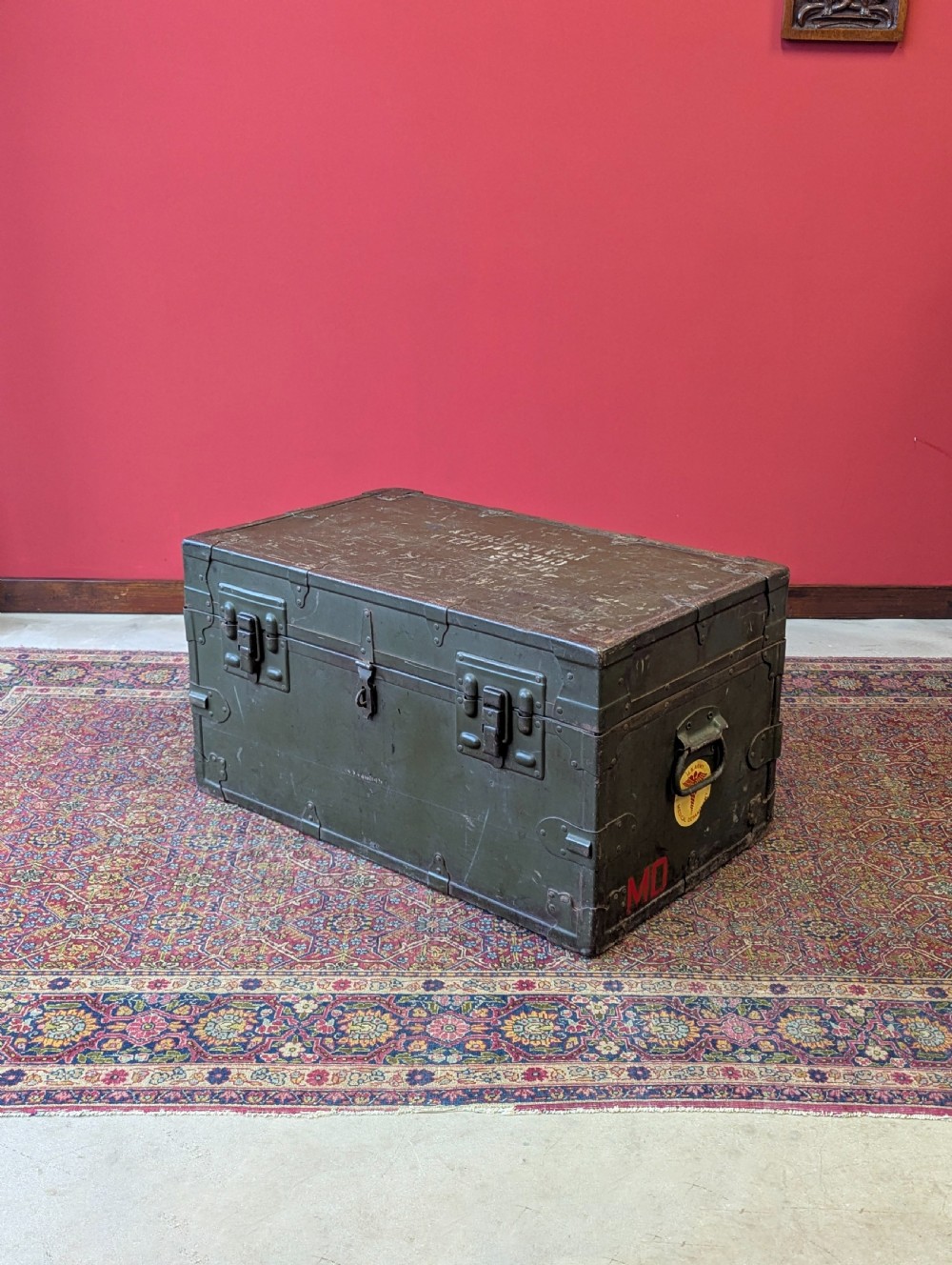 Vintage WWII U.S. Army Medical Department Field Chest by Stanley