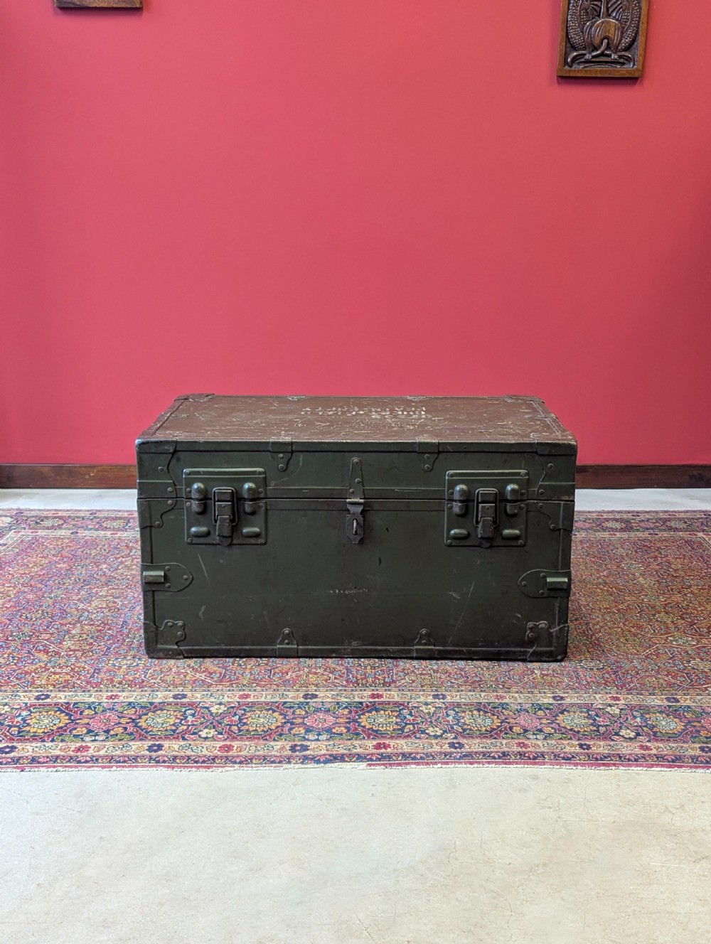 Vintage WWII U.S. Army Medical Department Field Chest by Stanley View III