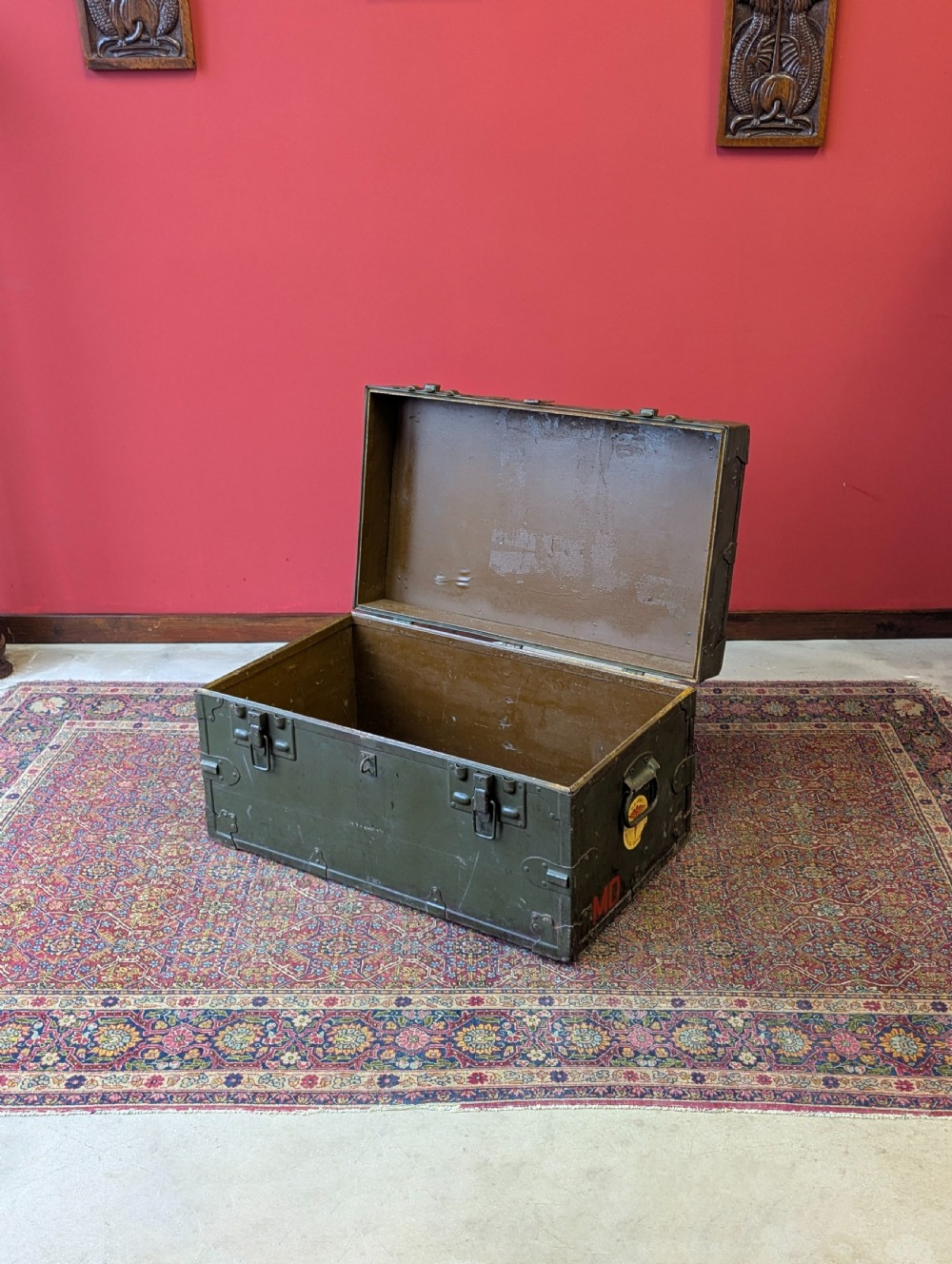 Vintage WWII U.S. Army Medical Department Field Chest by Stanley View VI
