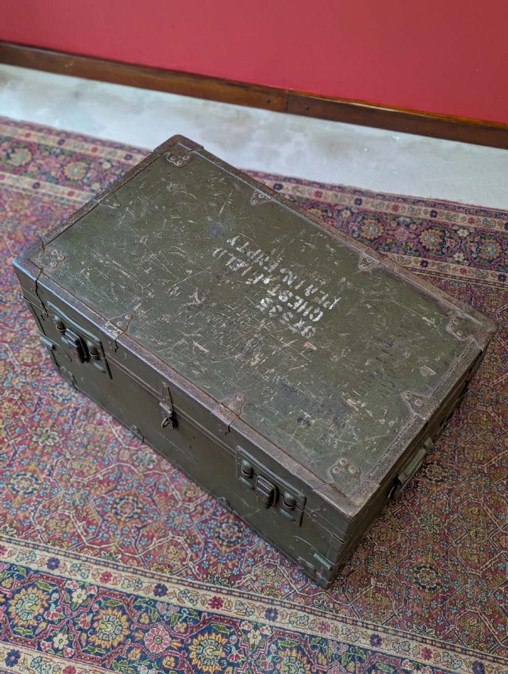 Vintage WWII U.S. Army Medical Department Field Chest by Stanley View IX