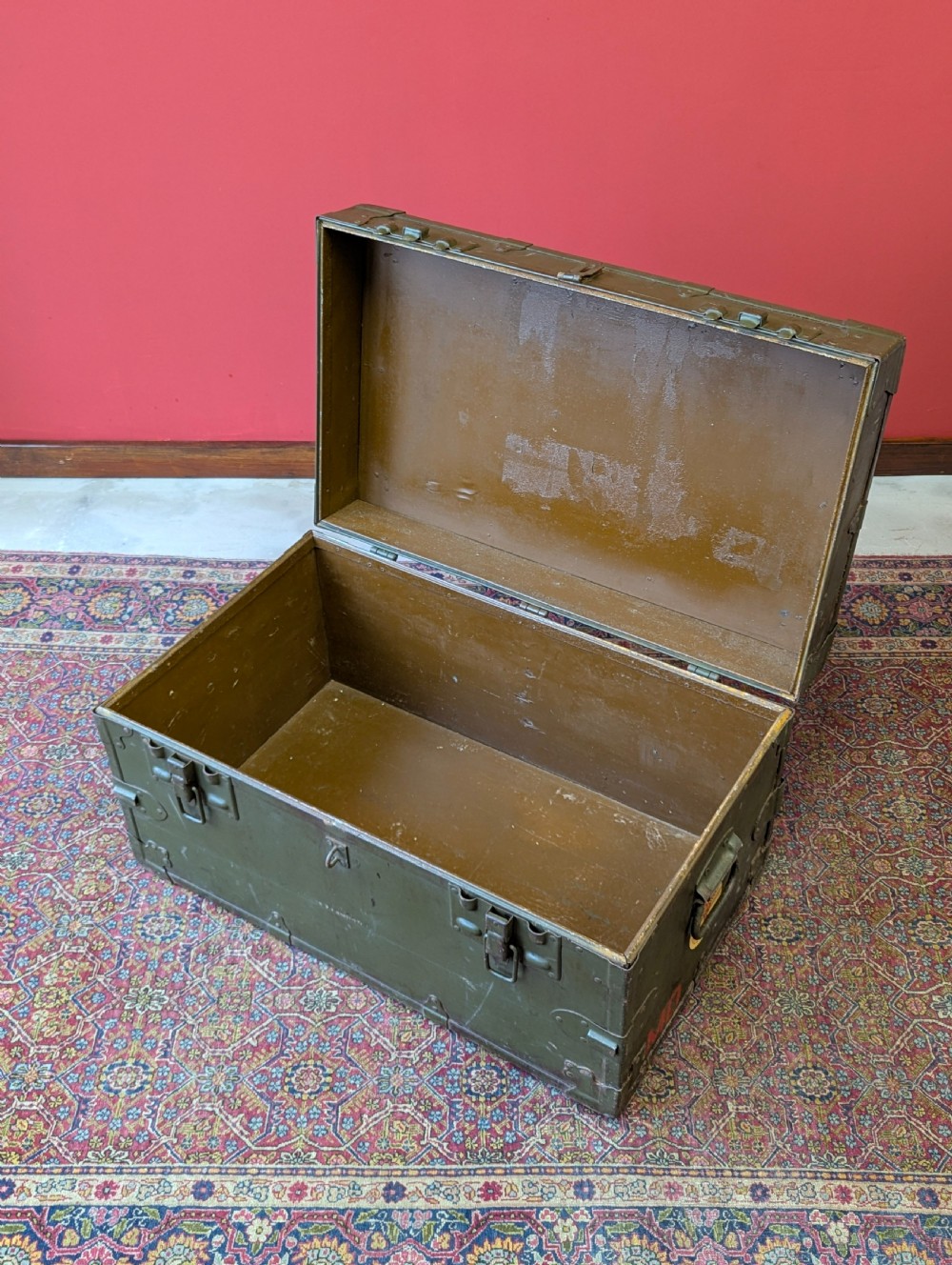 Vintage WWII U.S. Army Medical Department Field Chest by Stanley View X