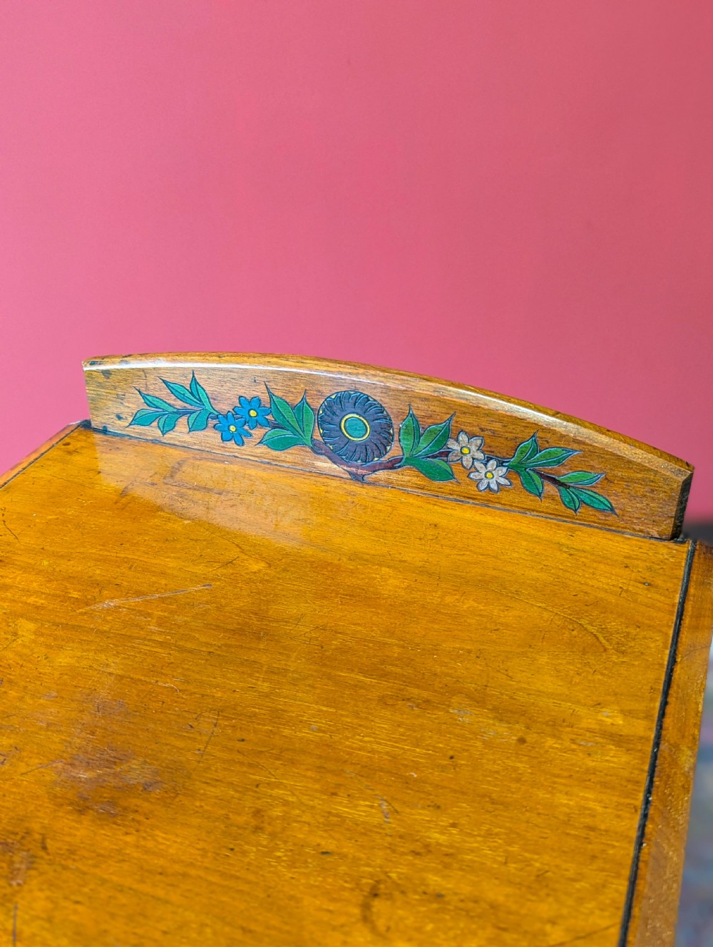Antique Early 20th Century Art Nouveau Stained Pine Cabinet c.1905 View III