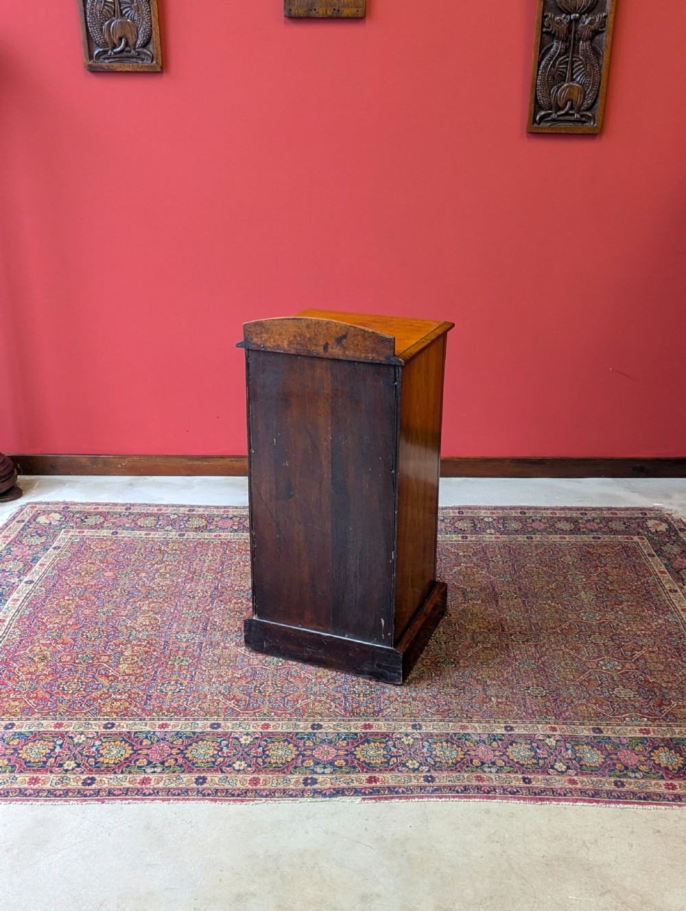 Antique Early 20th Century Art Nouveau Stained Pine Cabinet c.1905 View IX