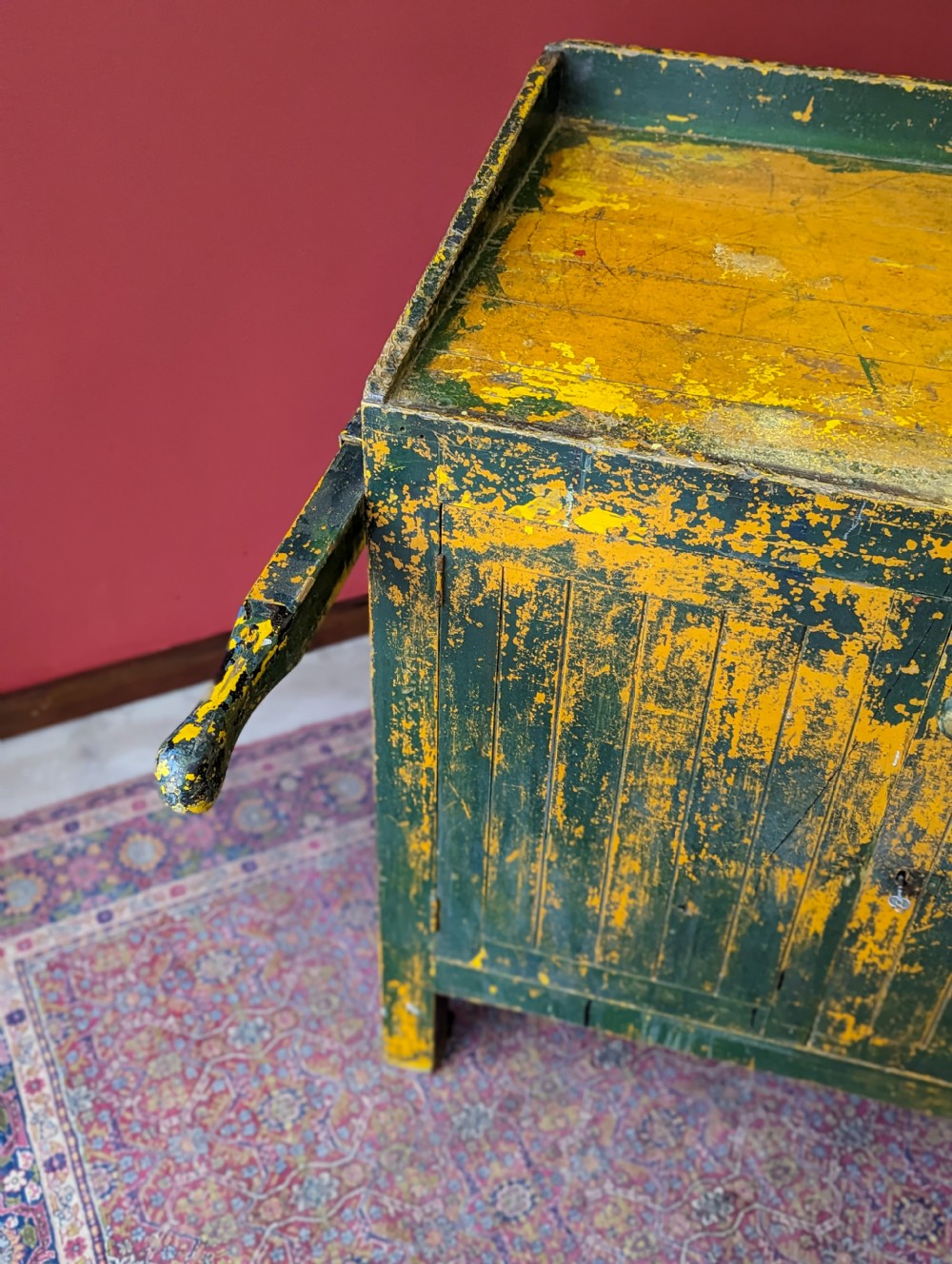 Antique Early 20th Century Industrial Wheeled Cupboard View VIII
