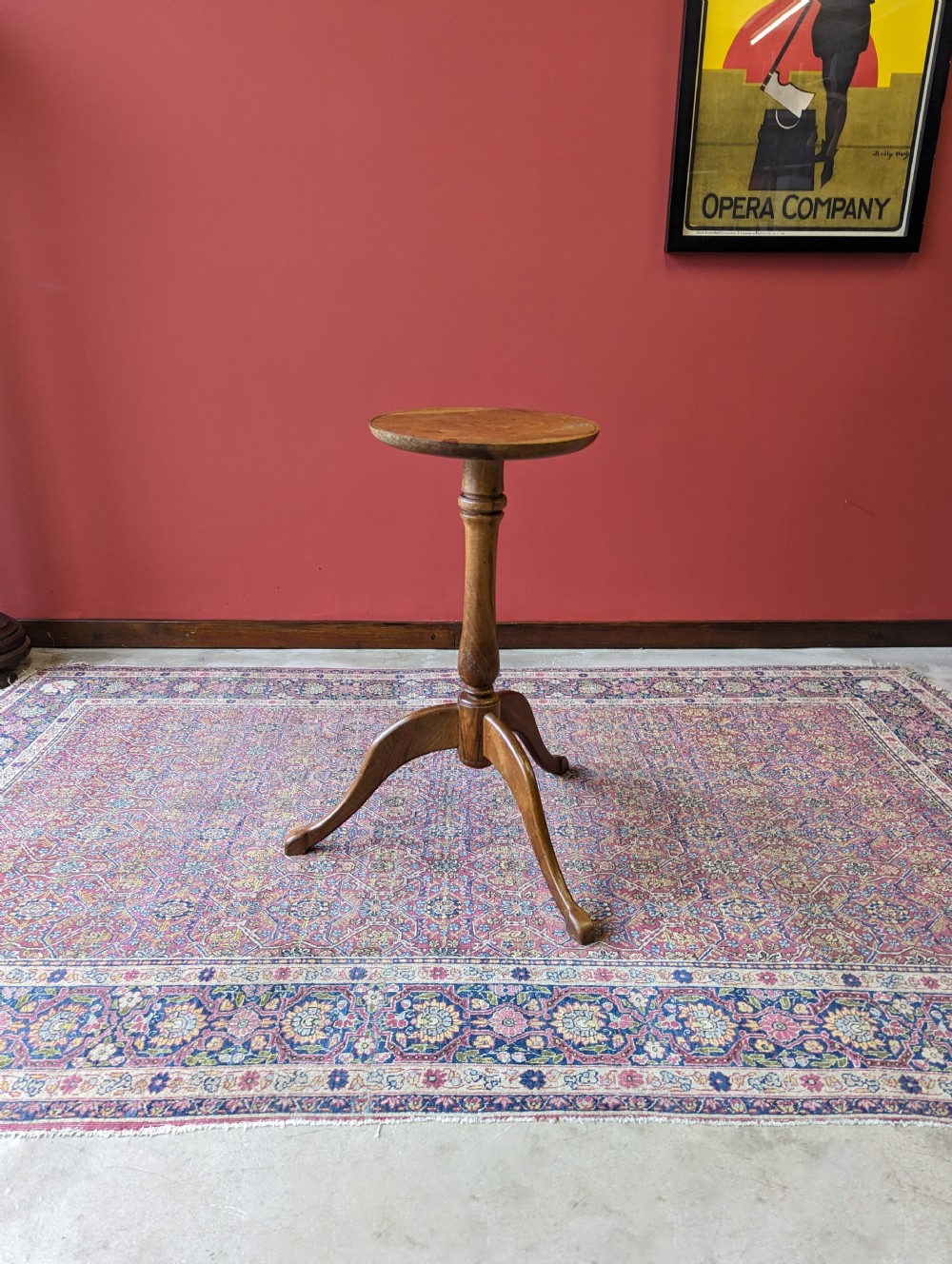 Antique Georgian Oak Tripod Wine Table c.1820