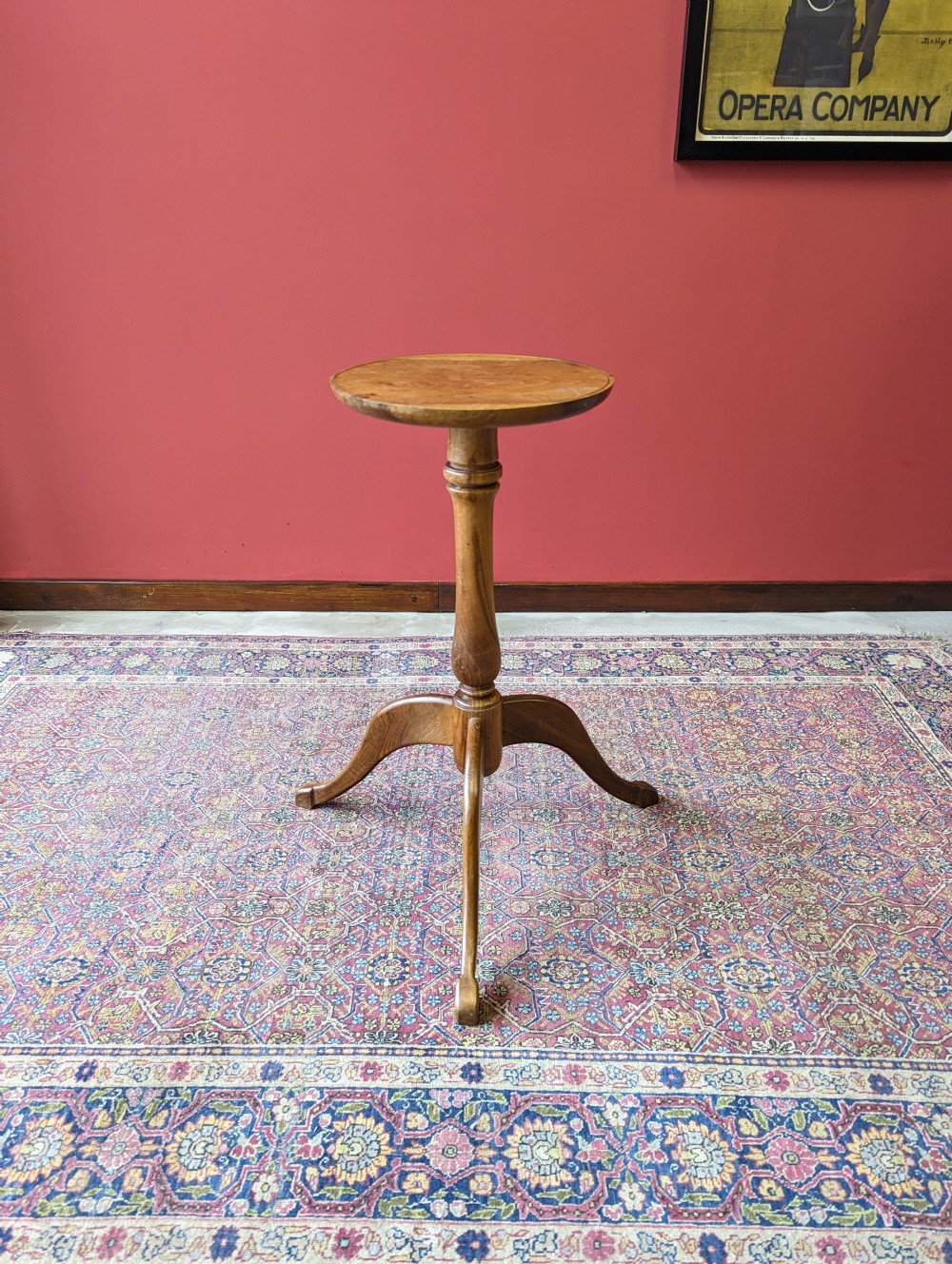 Antique Georgian Oak Tripod Wine Table c.1820 View VI