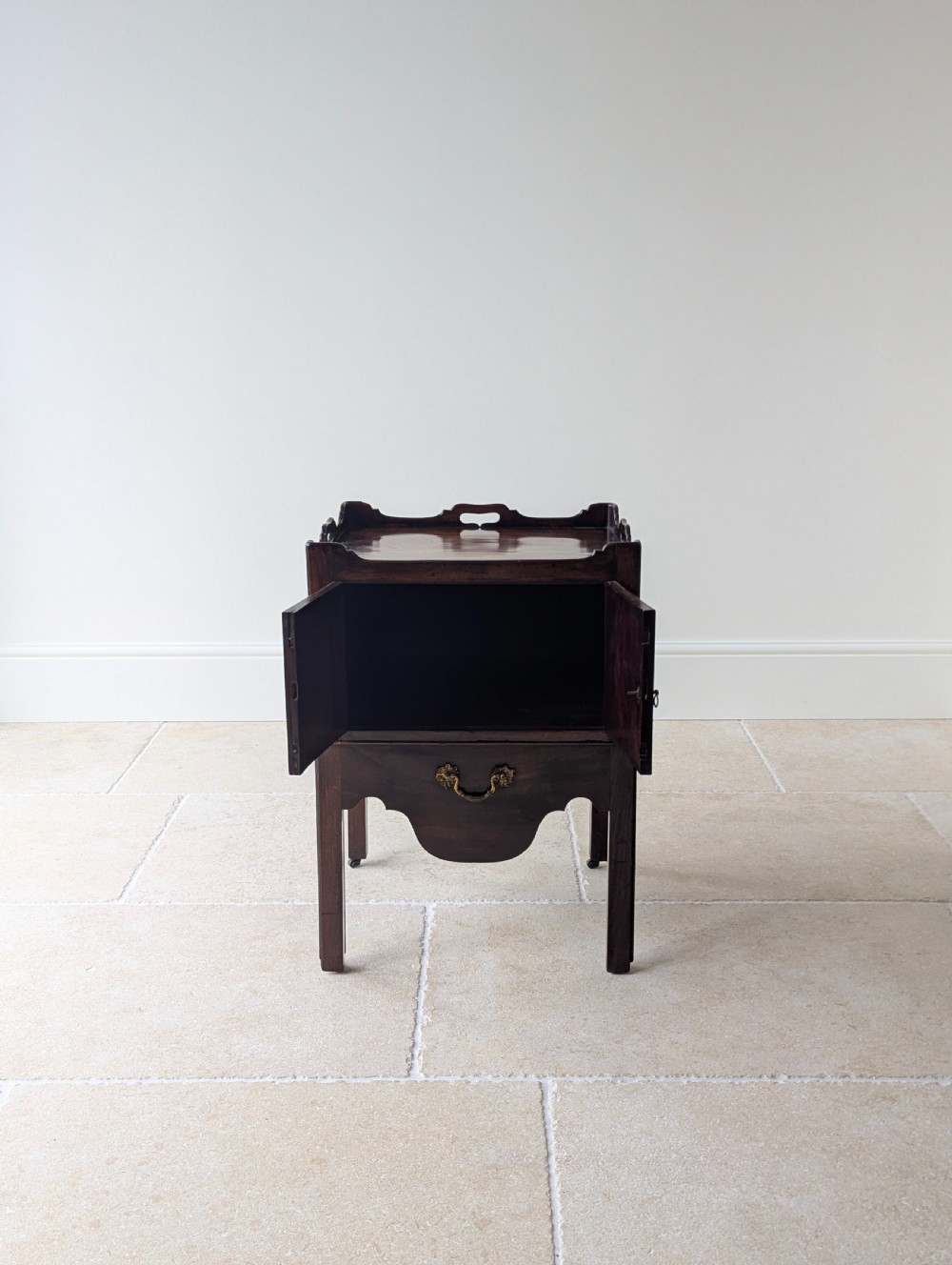 Antique George III Mahogany Bedside Commode c.1800 View IX