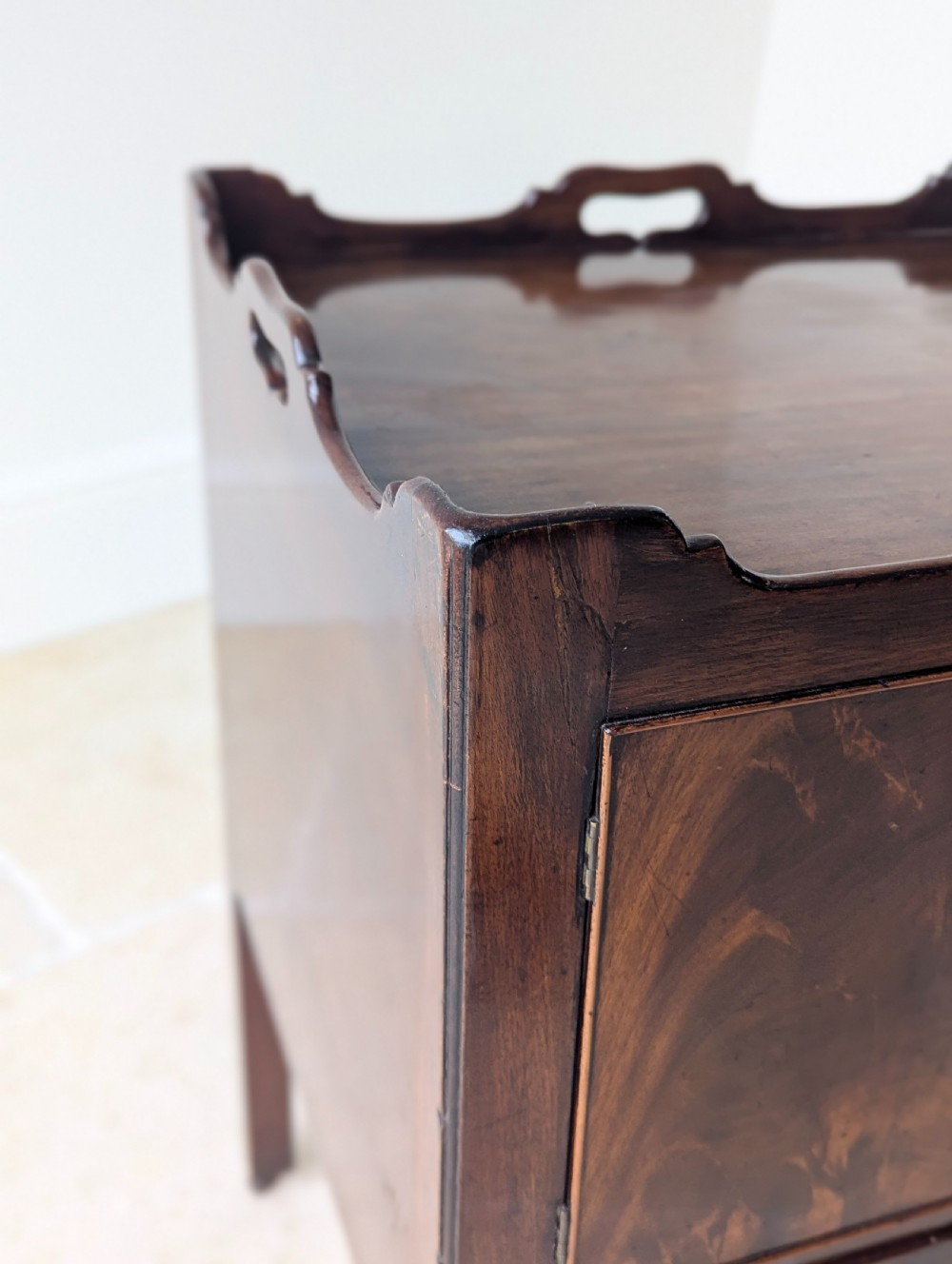 Antique George III Mahogany Bedside Commode c.1800 View X