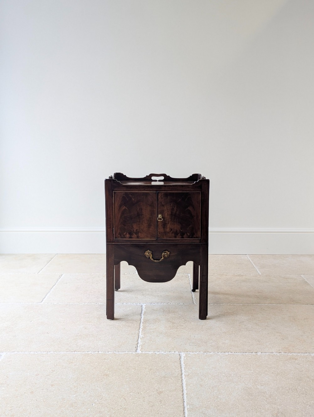 Antique George III Mahogany Bedside Commode c.1800 View XIV