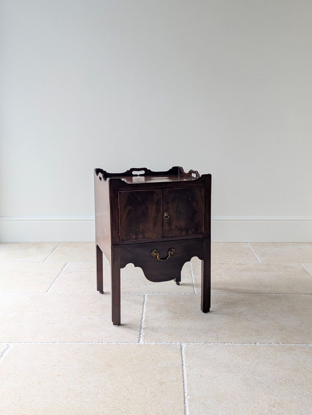Antique George III Mahogany Bedside Commode c.1800 View XV