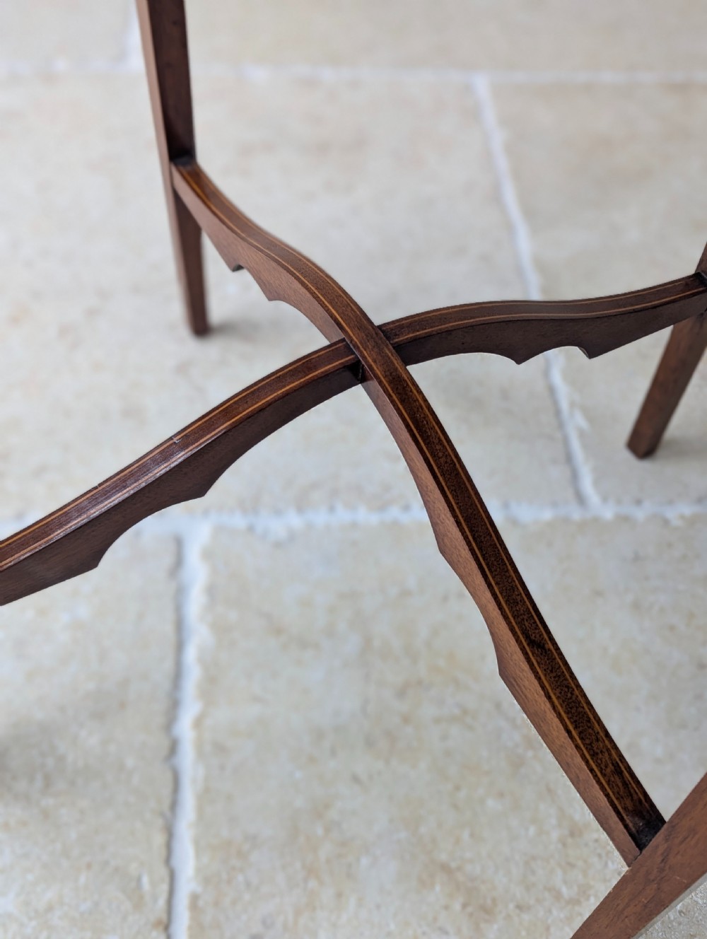 Antique Edwardian Mahogany Quatrefoil Occasional Table c.1905 View V