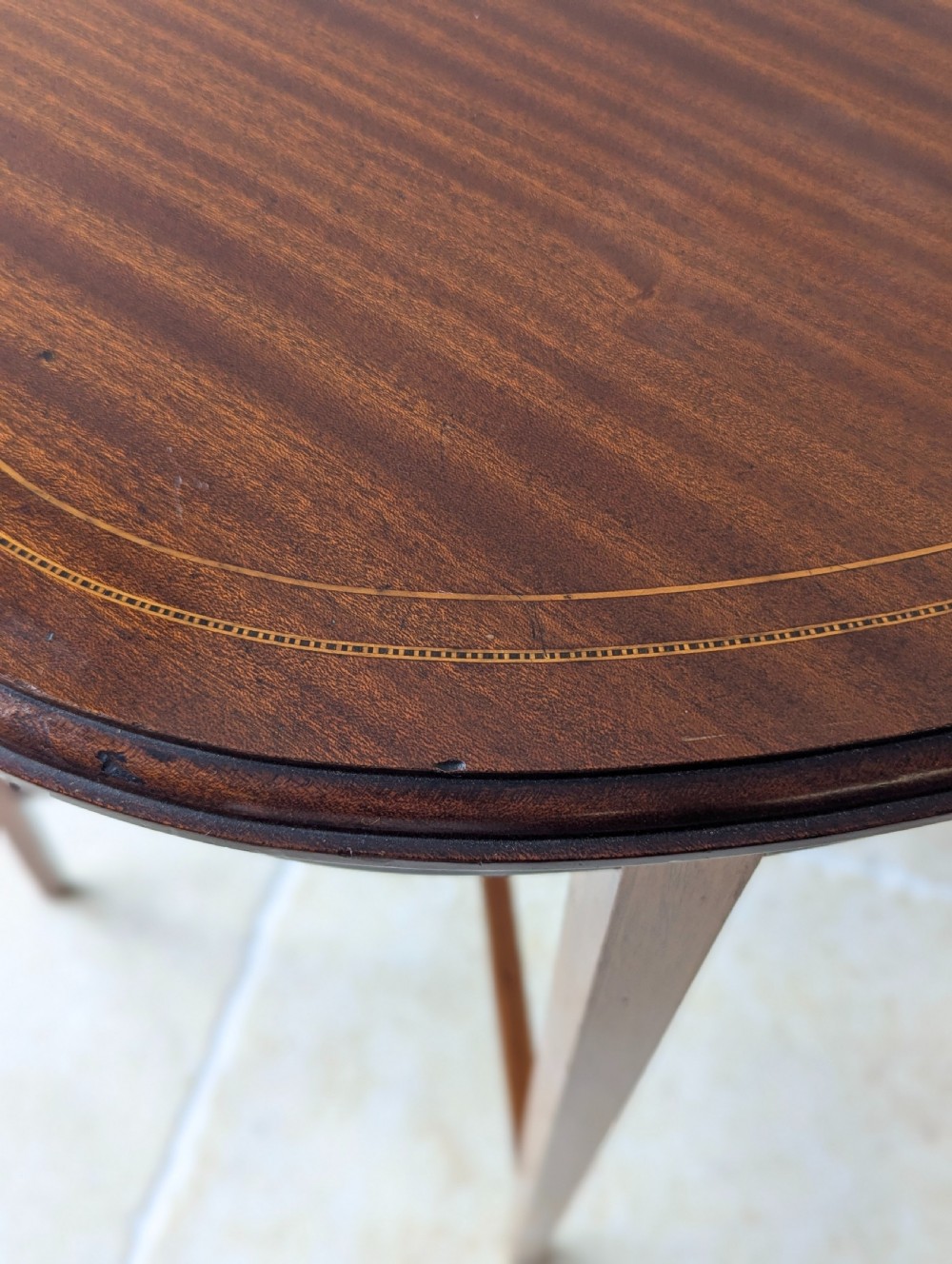 Antique Edwardian Mahogany Quatrefoil Occasional Table c.1905 View VIII