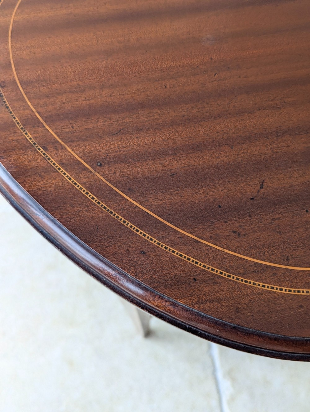 Antique Edwardian Mahogany Quatrefoil Occasional Table c.1905 View IX