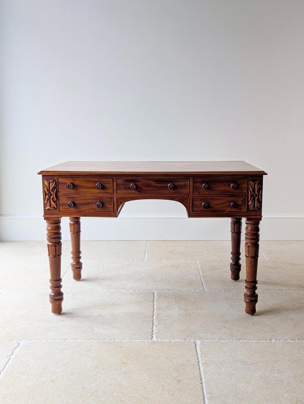 Antique William IV Mahogany Writing Table c.1835 View II