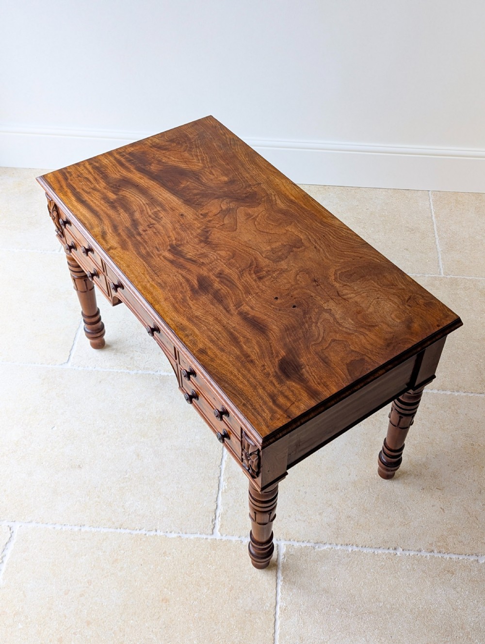 Antique William IV Mahogany Writing Table c.1835 View III